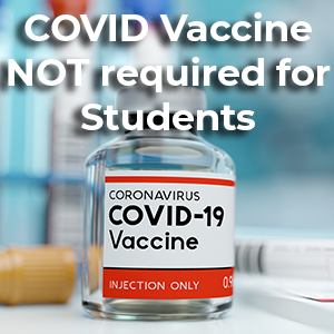  Covid vaccination not required for students